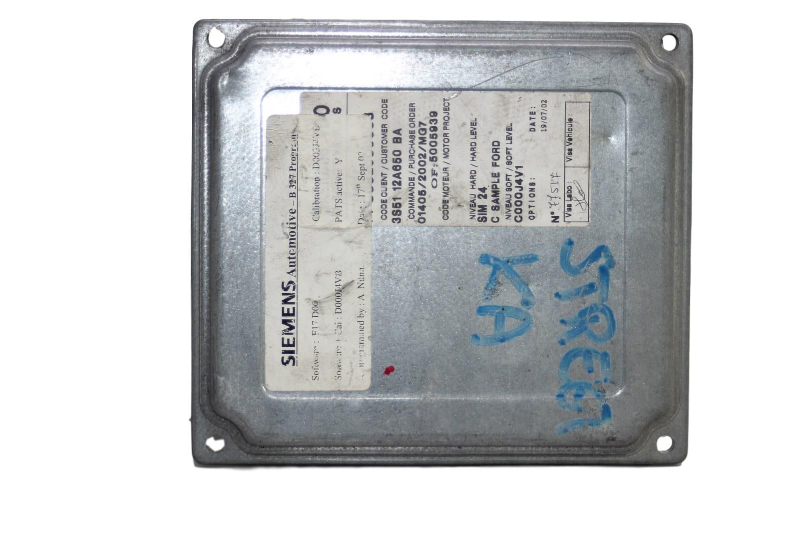 Motorsteuerung 3S51 12A650 BA PPC692500003 Ford main product photo