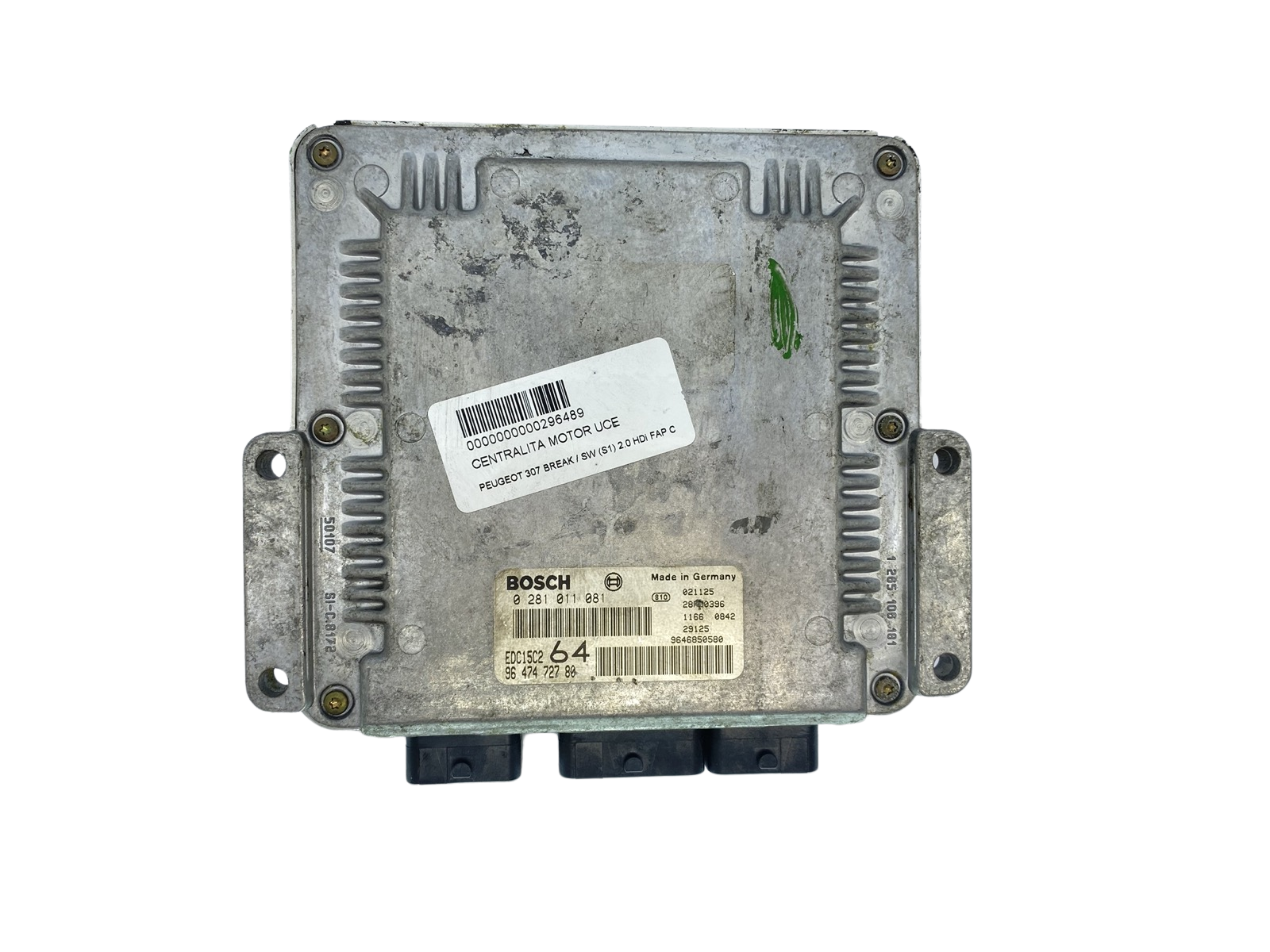 Steuergerät PSA 0281011081 9647472780 9646850580 Bosch 62378 main product photo