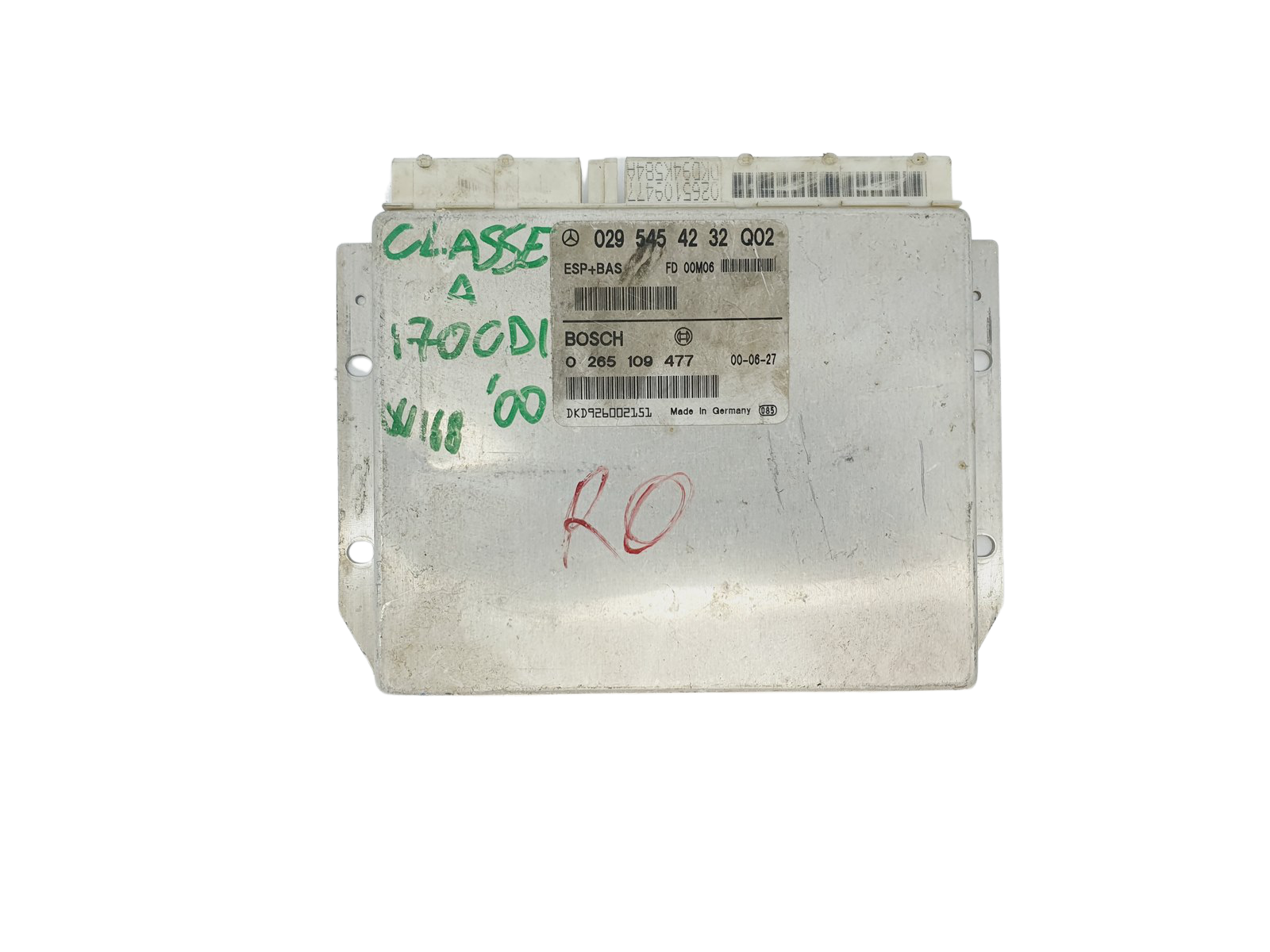 Steuergerät Mercedes 0295454232Q02 0265109477 Bosch 41979 main product photo