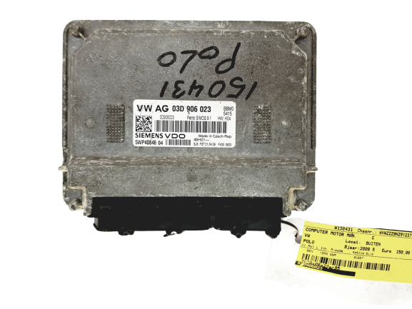 Steuergerät 5WP40846 04 03D906023 VW Siemens 18806 main product photo
