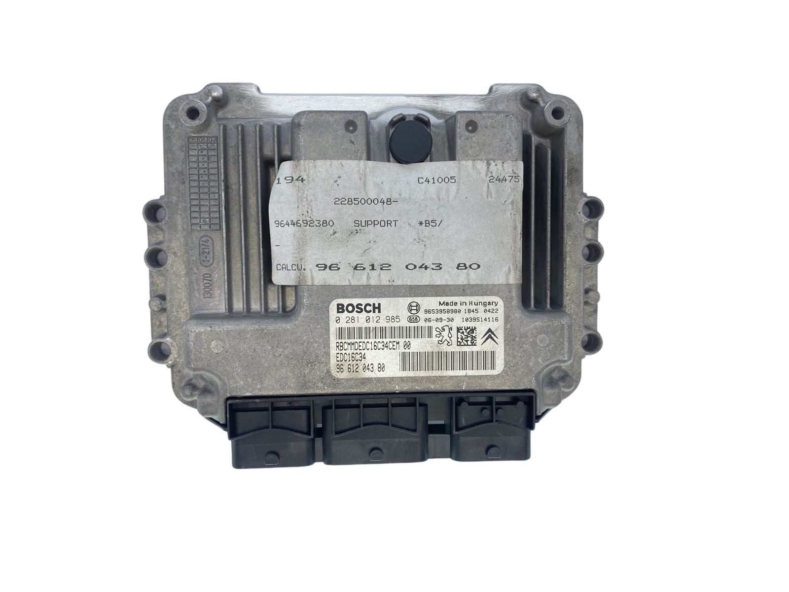 Steuergerät 0281012985 9661204380 9653958980 PSA Bosch 62746 main product photo