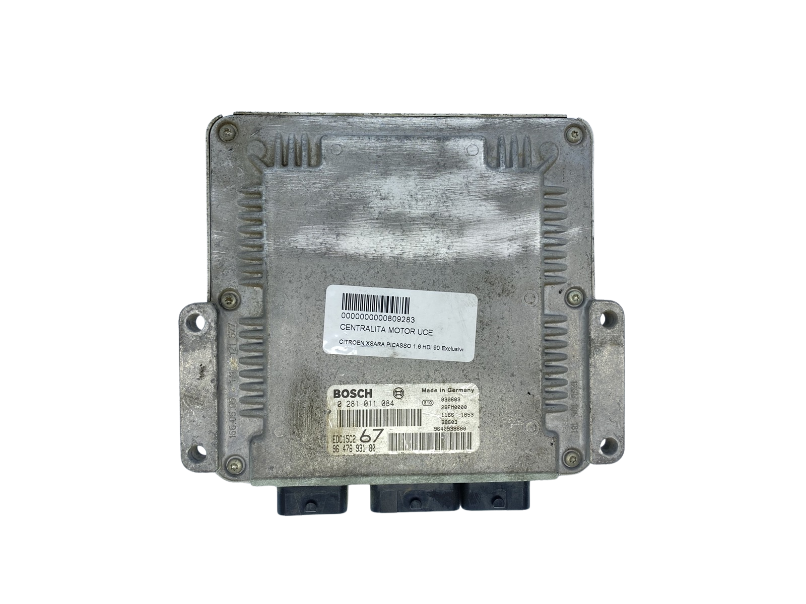 Steuergerät 0281011084 9640938680 9647693180 PSA Bosch 62411 main product photo