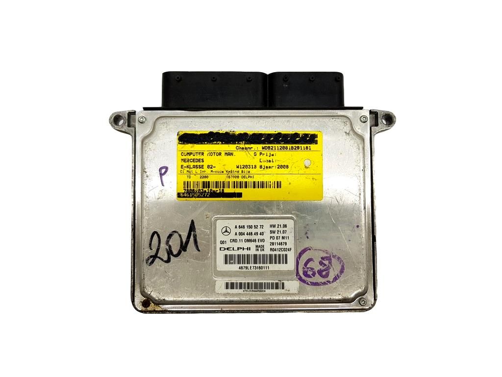 Motorsteuerung A6461505272 A0044464940 Mercedes Delphi main product photo