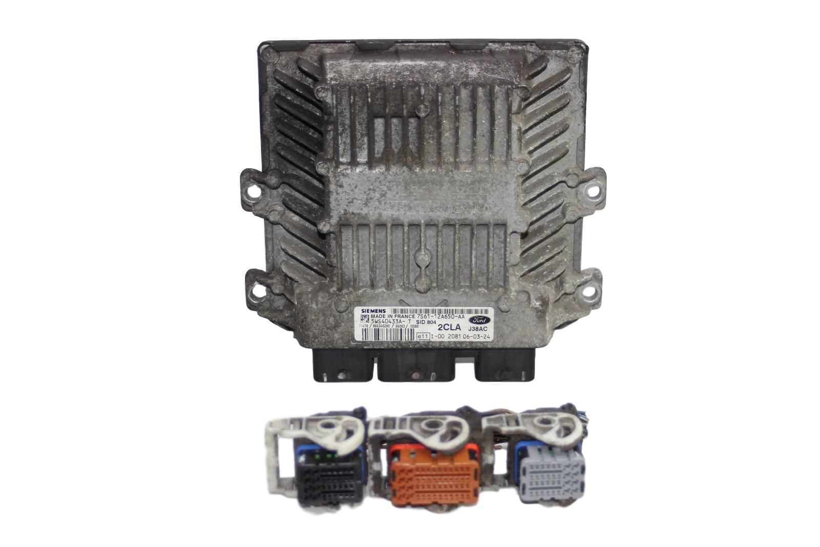 Motorsteuerung 7S61-12A650-AA 5WS40433A-T SID 804 Ford 2382 main product photo