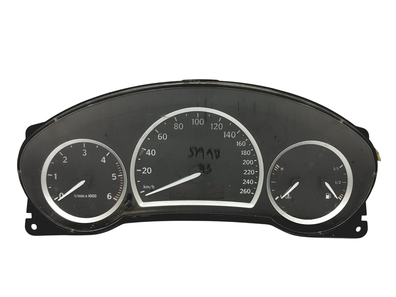 Tacho Kombiinstrument Saab 9-3 7553657 P12763128 59582 main product photo