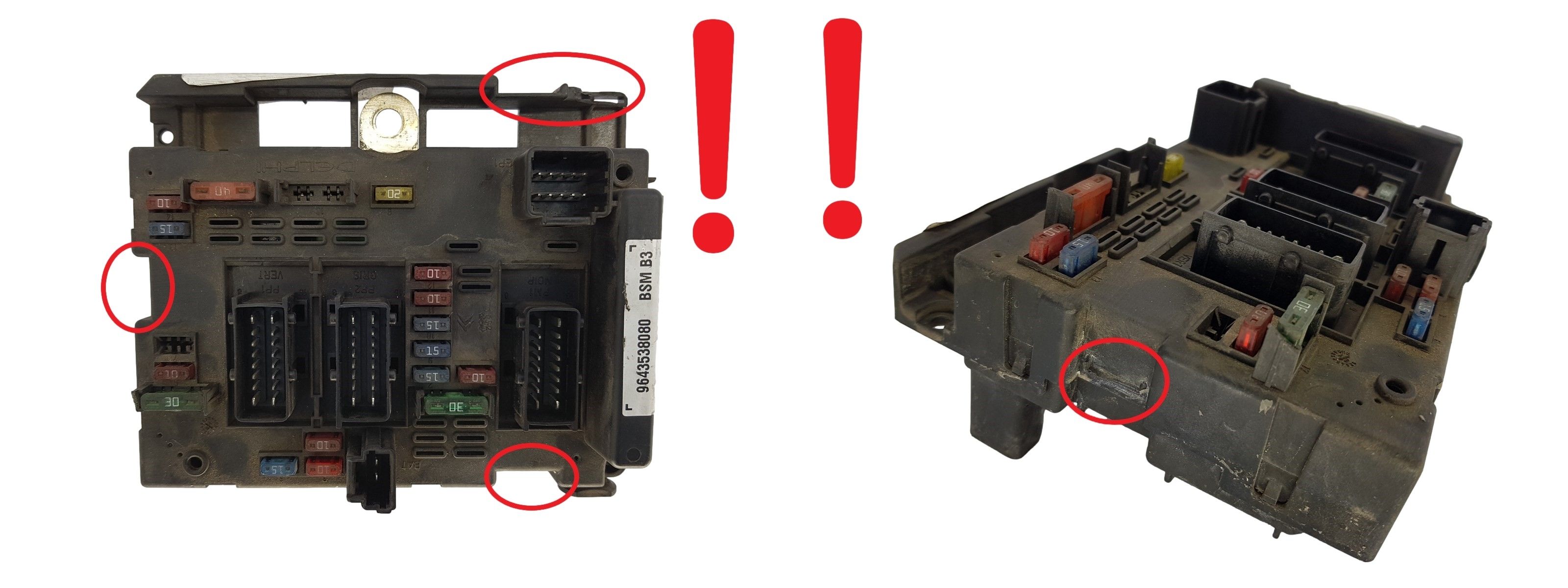 Steuergerät BSM B3 9643538080 PSA Delphi 1430 main product photo