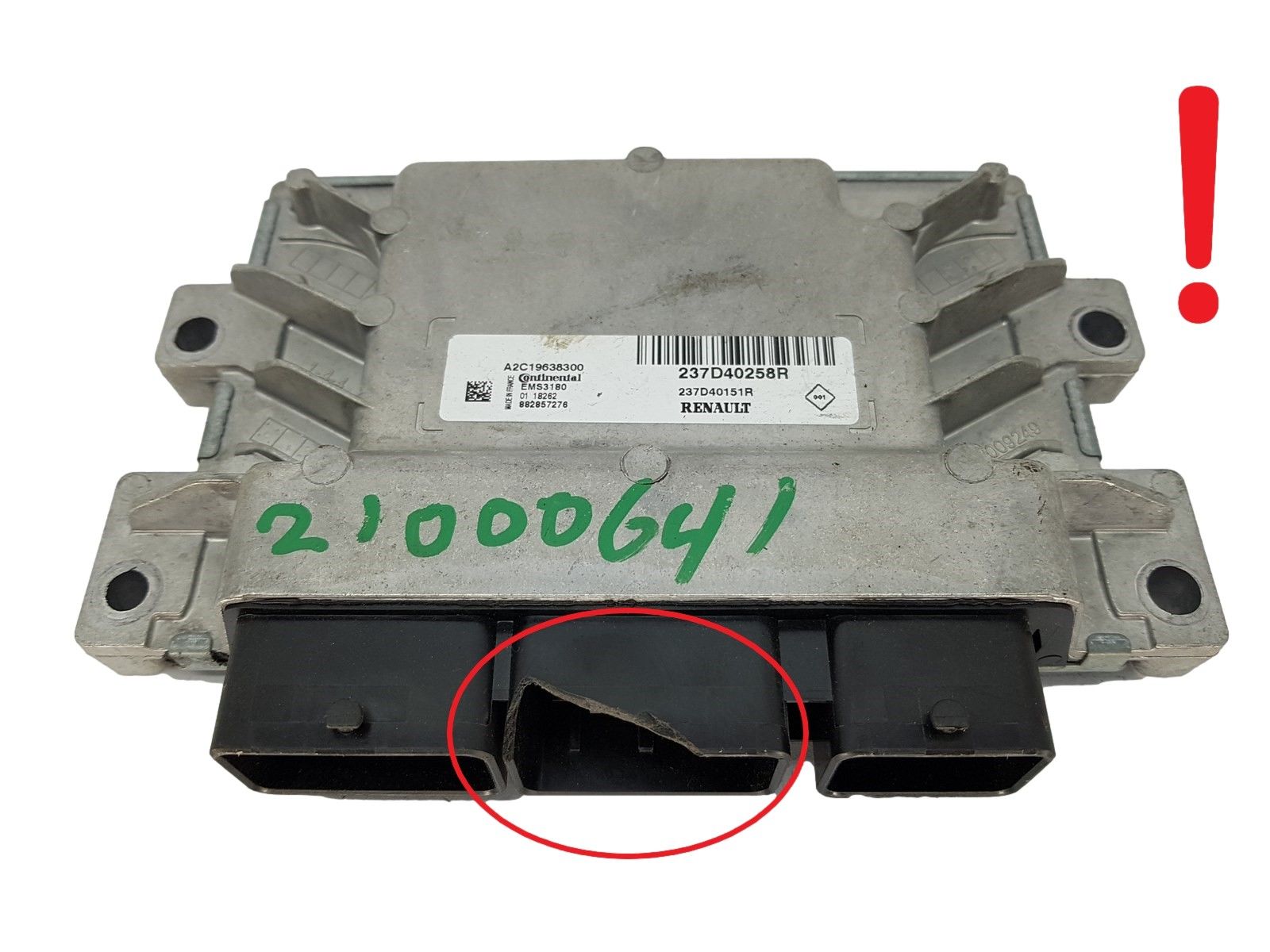 Steuergerät 237D40151R 237D40258R A2C19638300 Renault Continental main product photo