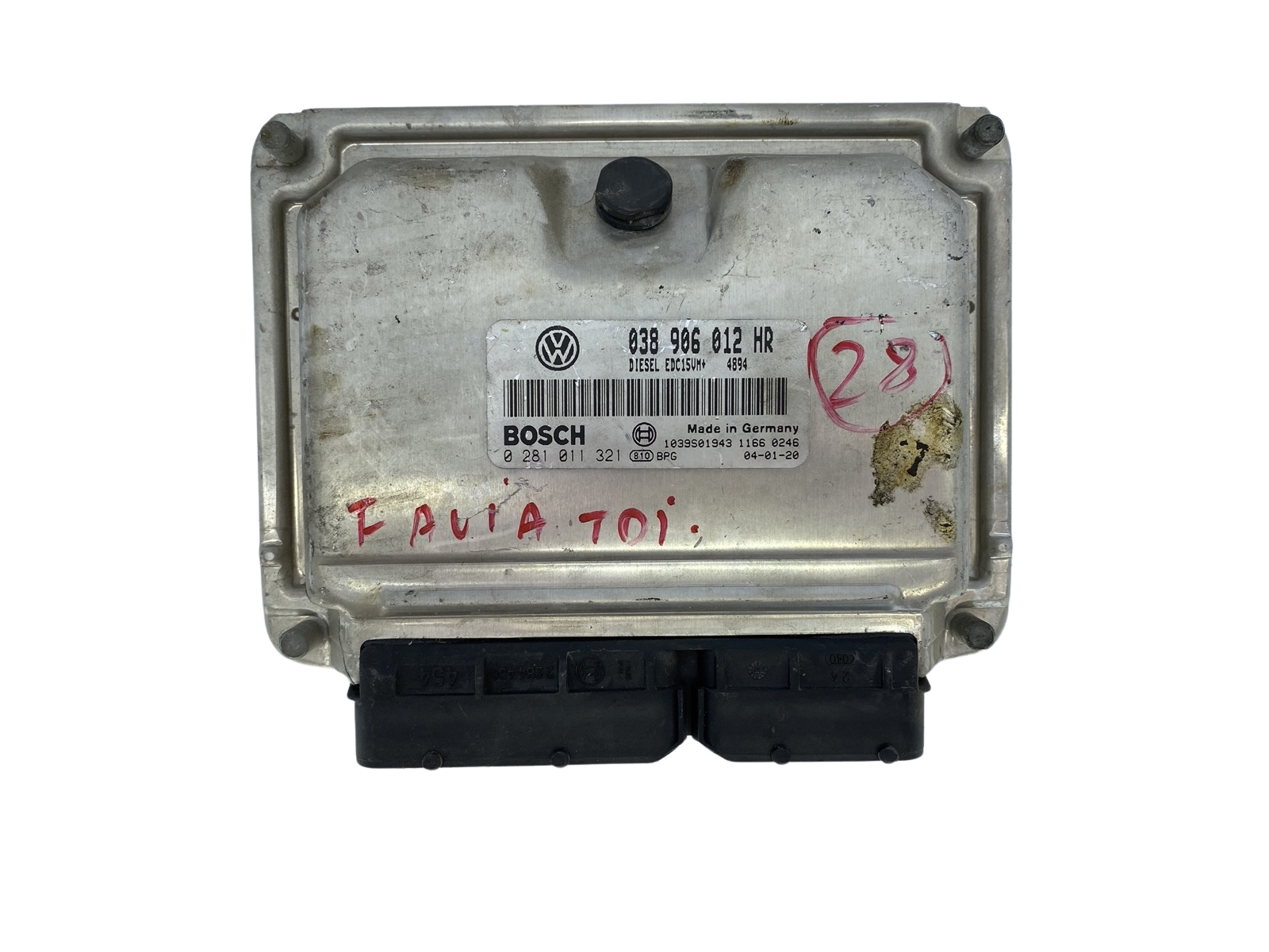 Steuergerät 038906012HR 0281011321 VW Bosch 52472 main product photo