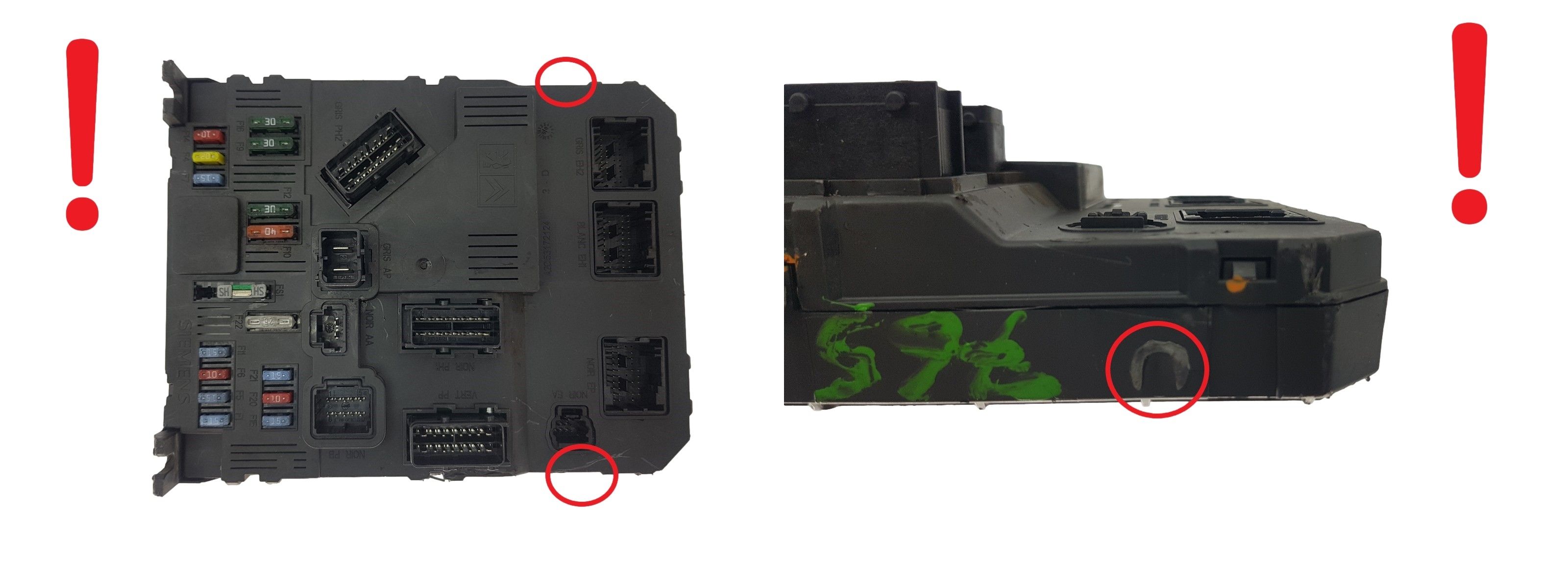 Steuergerät BSI E02-00 9657999780 S118085220F PSA Siemens 2041 main product photo