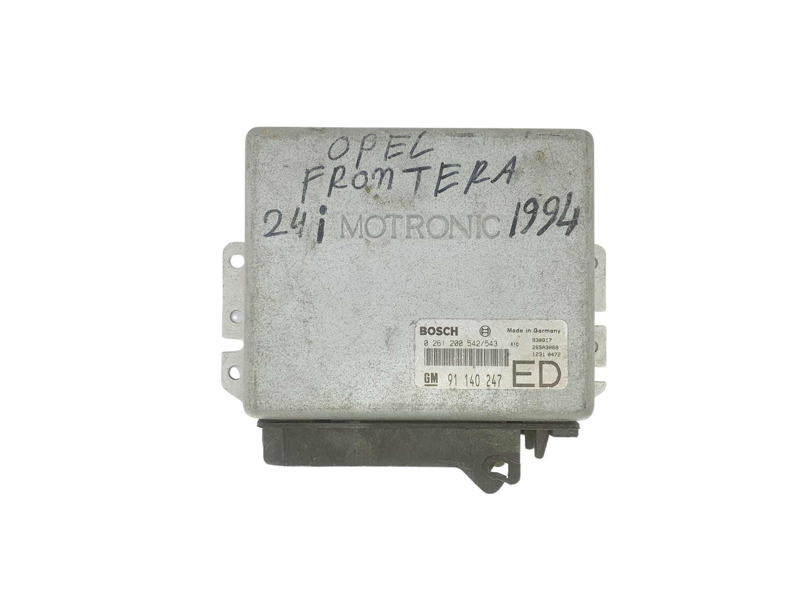 Steuergerät 0261200542 91140247 Opel GM Bosch main product photo