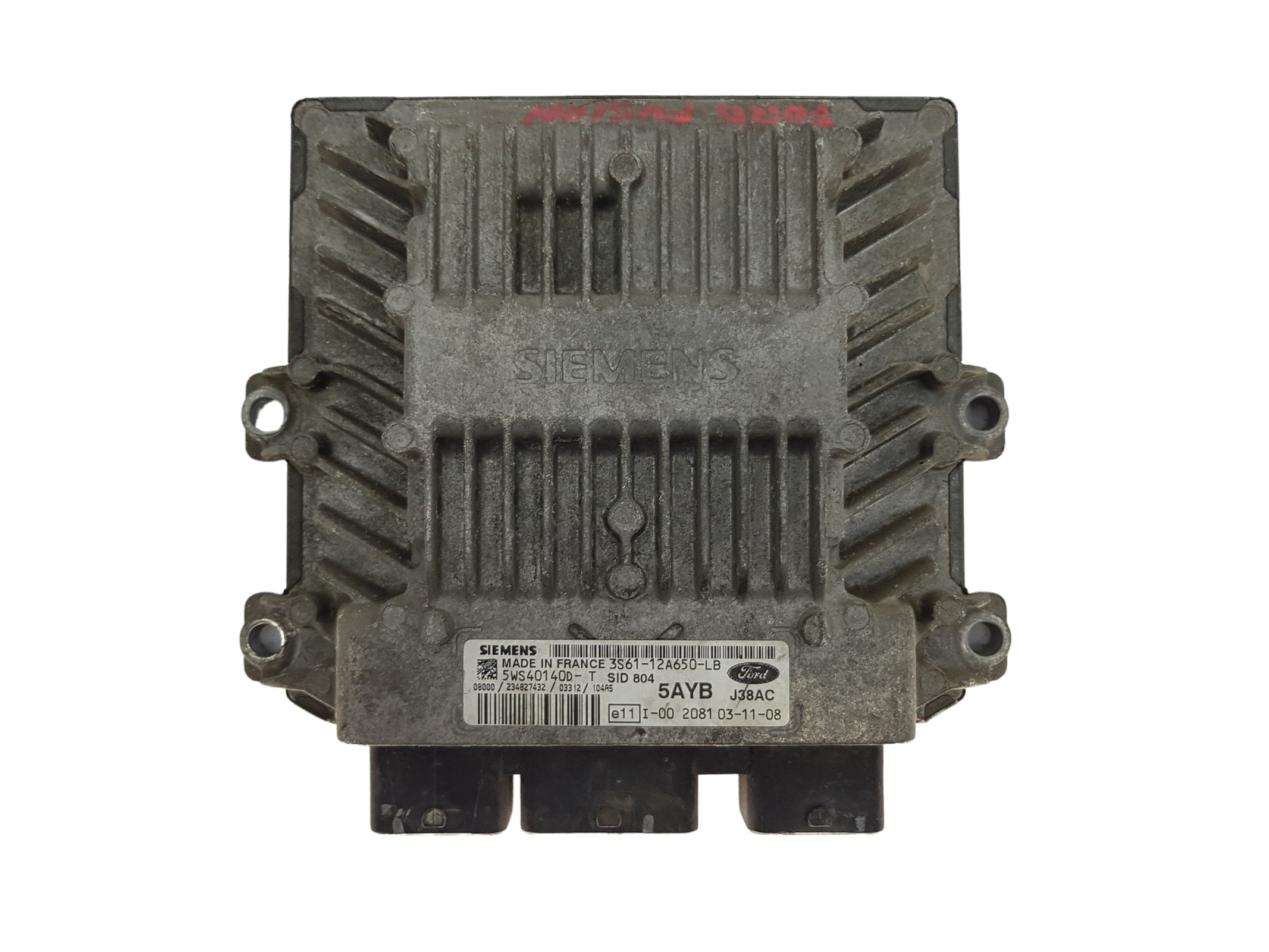 Steuergerät 3S61-12A650-LB 5WS40140D-T SID 804 Ford Siemens 413807 main product photo