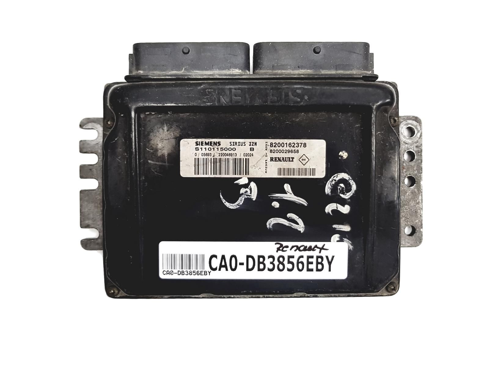 Steuergerät S110115000B 8200162378 8200029658 Renault Siemens 3856 main product photo