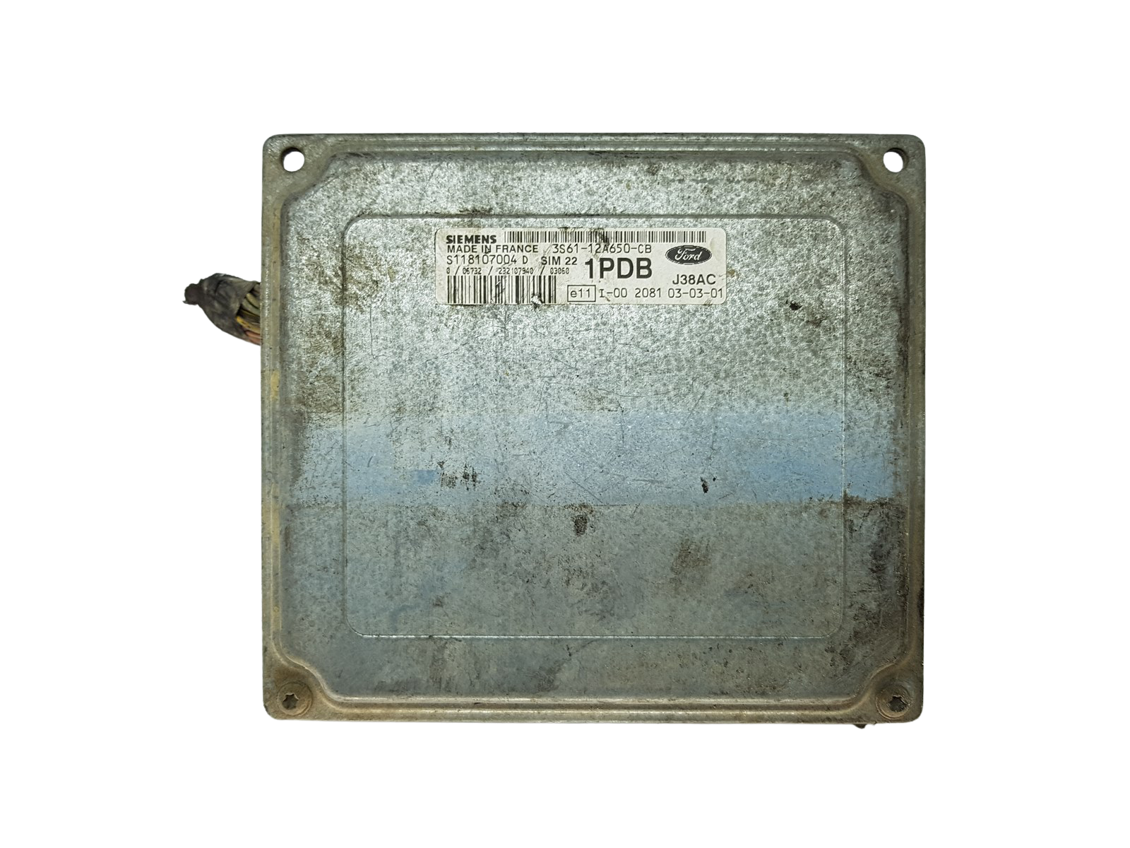 Steuergerät S118107004D 3S61-12A650-CB Ford Siemens 14207 main product photo