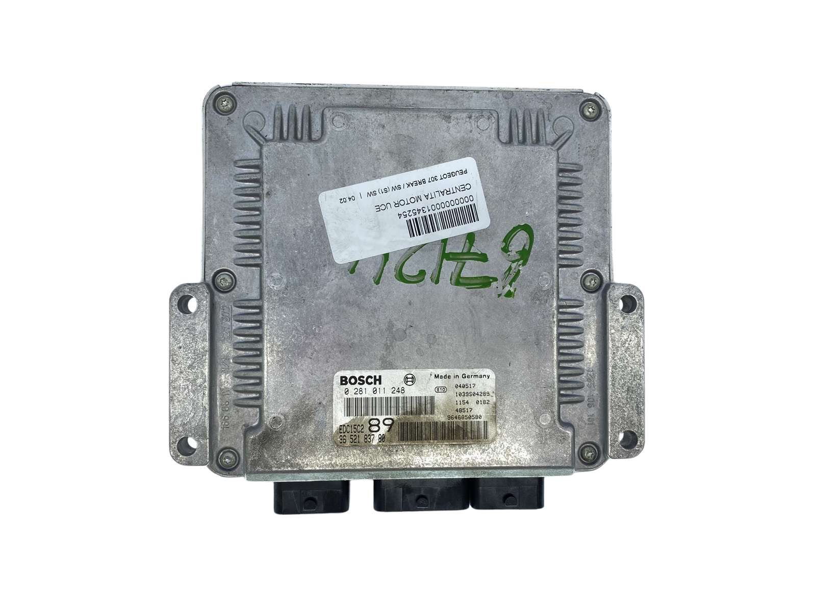 Steuergerät 0281011248 9652183780 9646850580 PSA Bosch 62918 main product photo