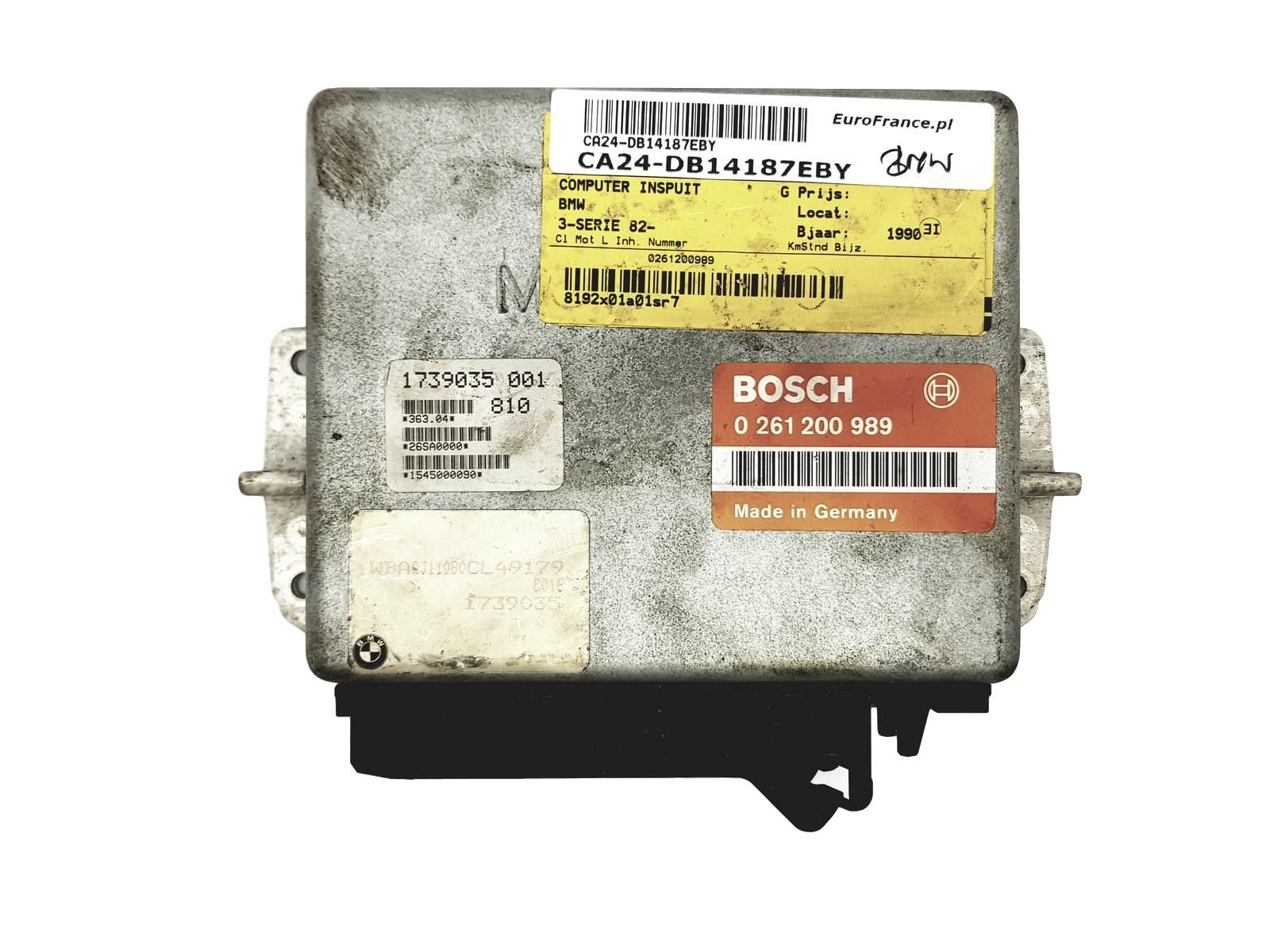 Steuergerät 0261200989 1739035001 BMW Bosch 14187 main product photo