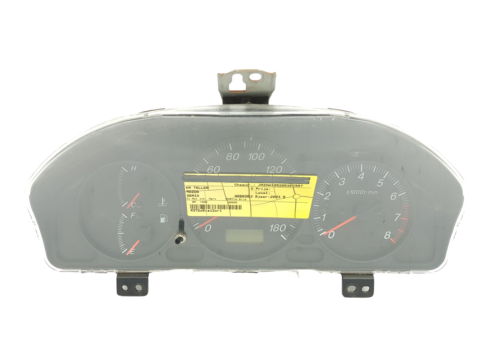 Tacho Kombiinstrument Mazda Demio D2DC40 25803 main product photo