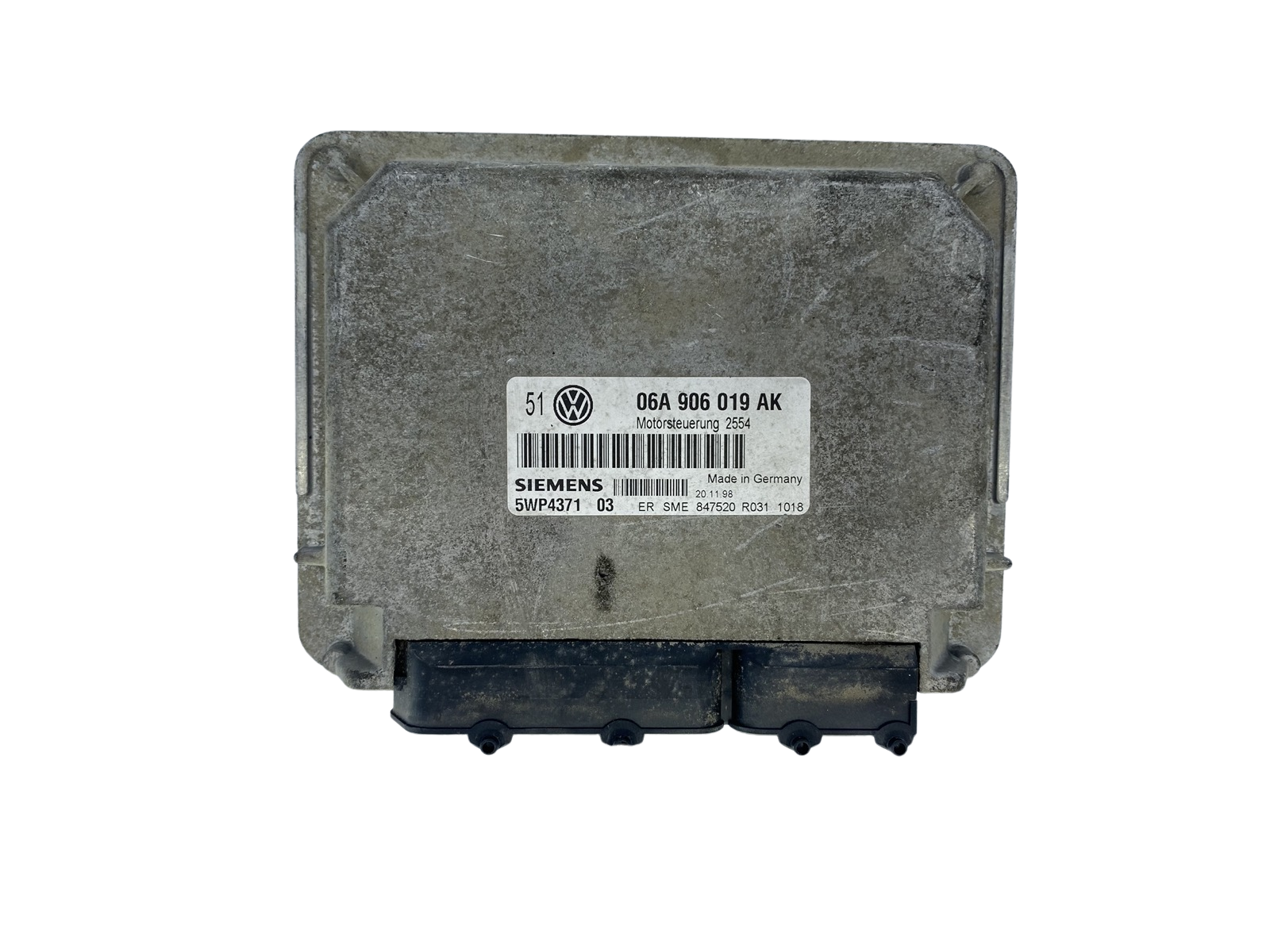 Steuergerät VW 06A906019AK 5WP4371 03 Siemens 52162 main product photo