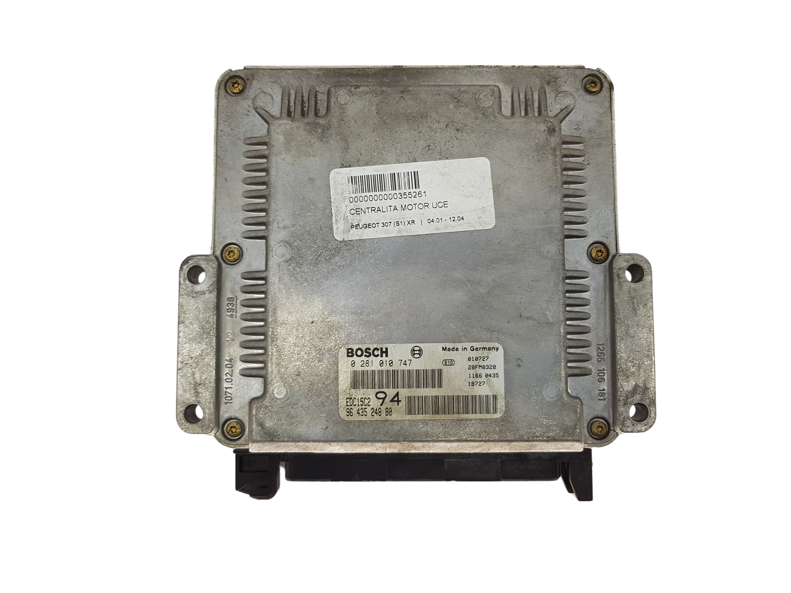 Steuergerät 0281010747 9643524880 28FM0328 PSA Bosch 3774 main product photo