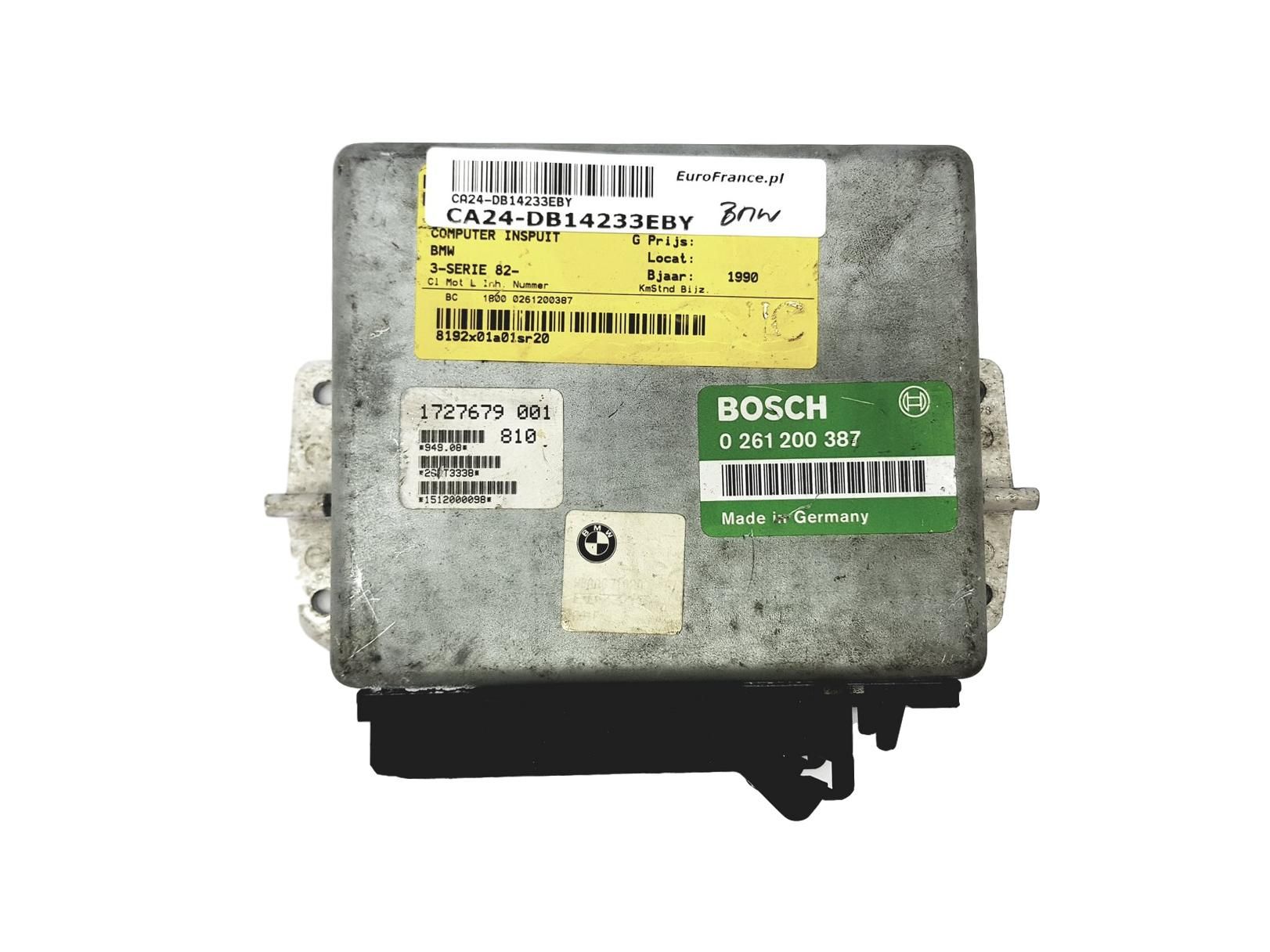 Steuergerät 0261200387 1727679001 BMW Bosch 14233 main product photo
