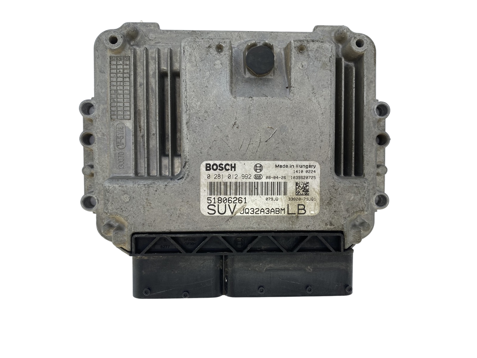 Steuergerät 0281012992 51806261 JQ32A3ABM Fiat Bosch 53065 main product photo