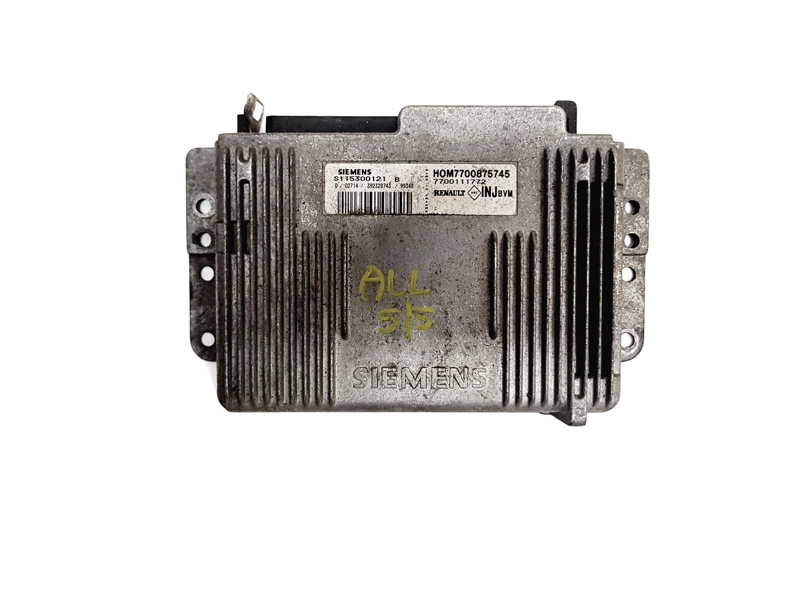 Steuergerät S115300121B 7700875745 7700111772 Renault Siemens 4573 main product photo