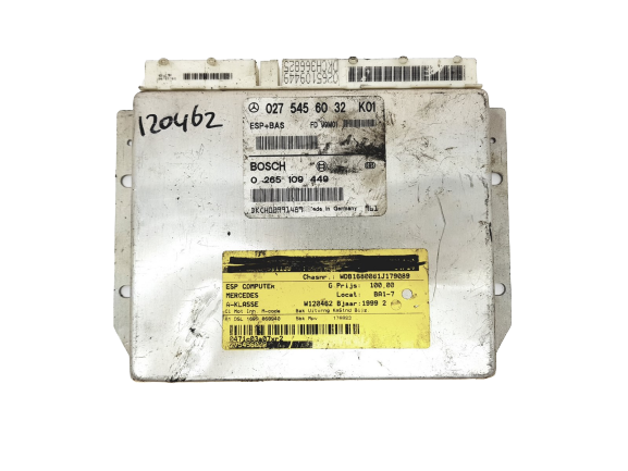Steuergerät ESP 0275456032 0265109449 Mercedes Bosch 18652 main product photo