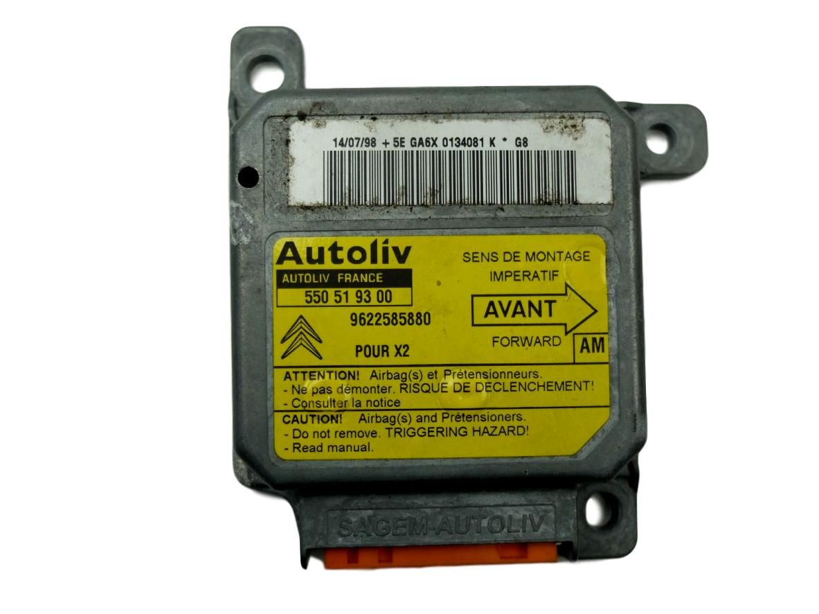 Steuergerät 9622585880 550519300 Xantia Citroen Autoliv main product photo