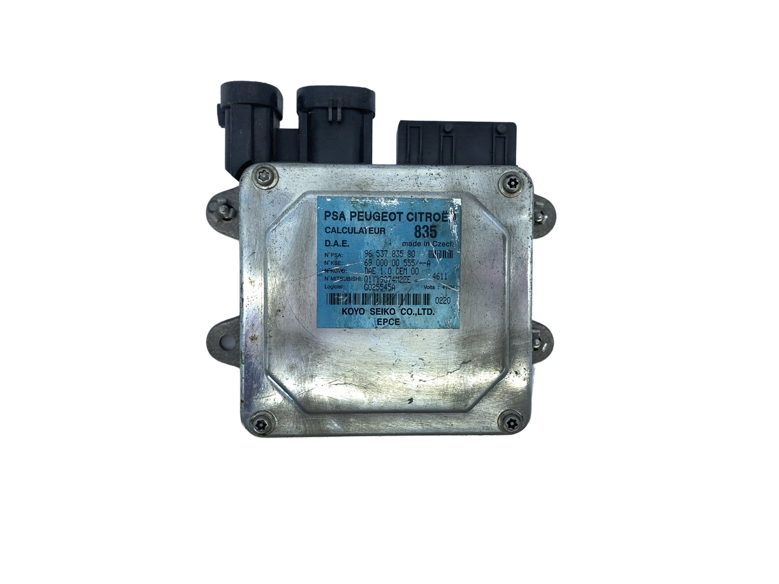 Steuergerät 9653783580 6900000555 Q1T19074M2ZE G025545A KOYO PSA 54859 main product photo