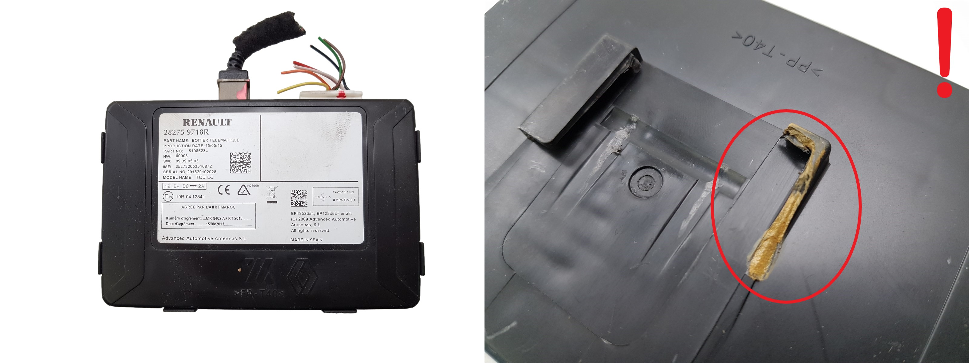 Modul TCU LC Renault 282759718R 51986234 main product photo