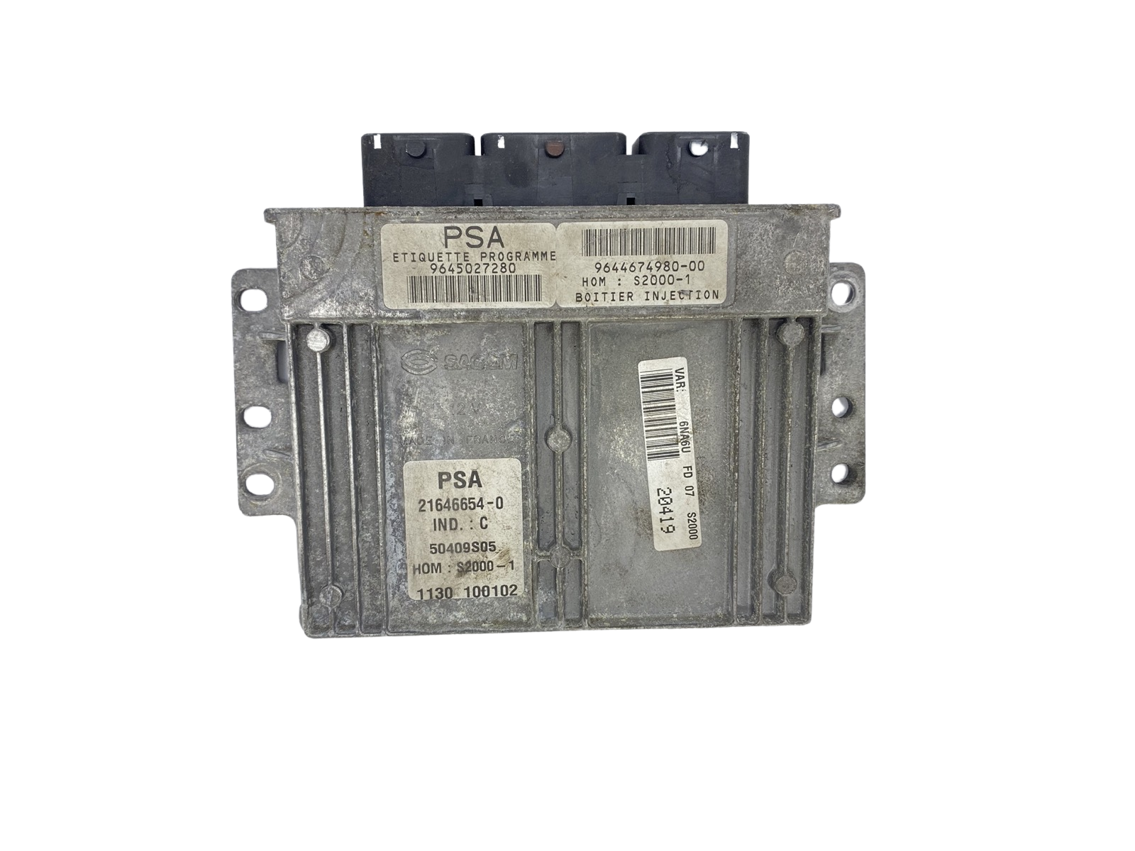 Steuergerät 9645027280 9644674980 21646654-0 PSA Sagem 57264 main product photo
