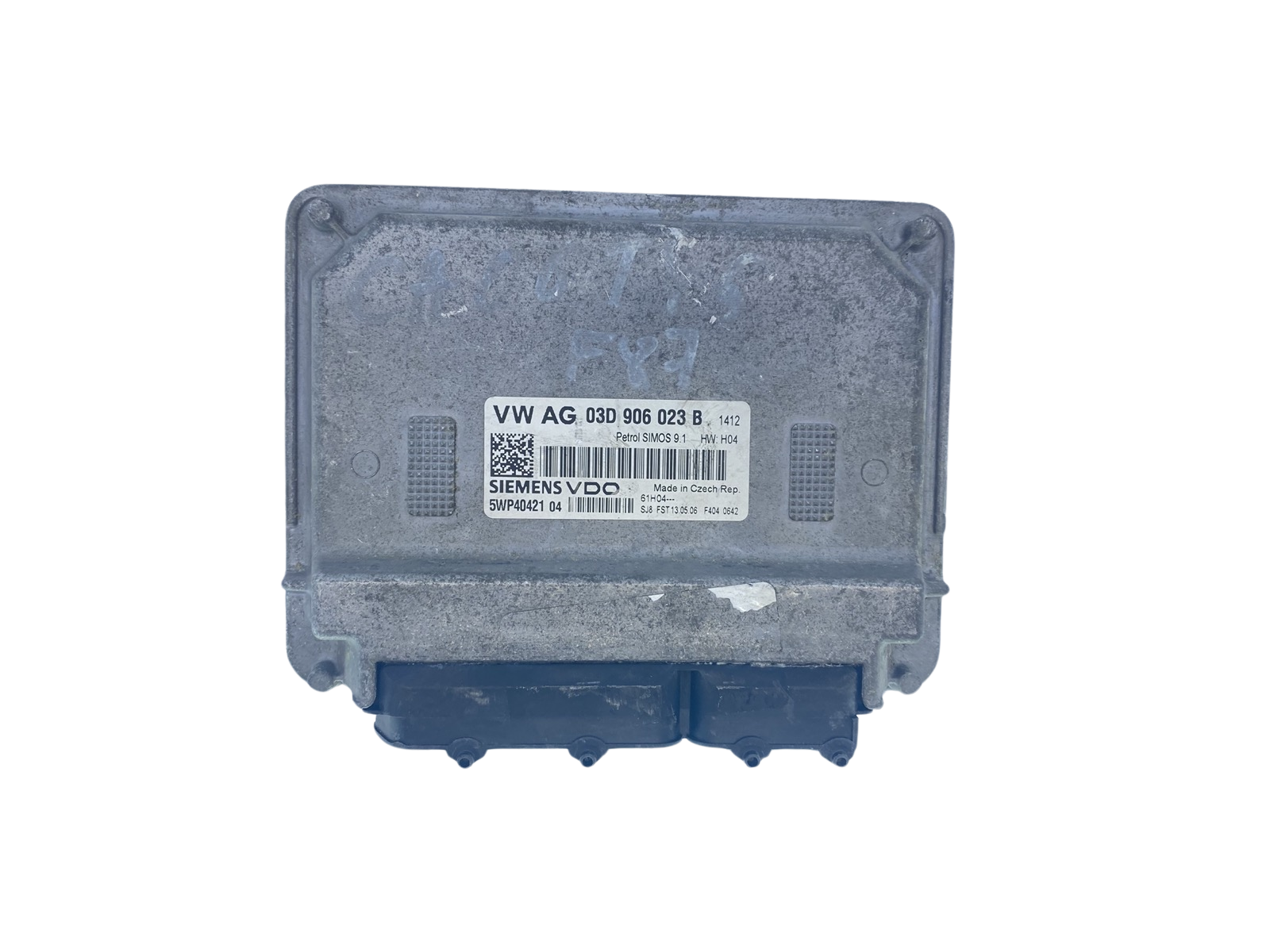 Steuergerät 03D906023B 5WP40421 04 VW Seat Siemens 63028 main product photo
