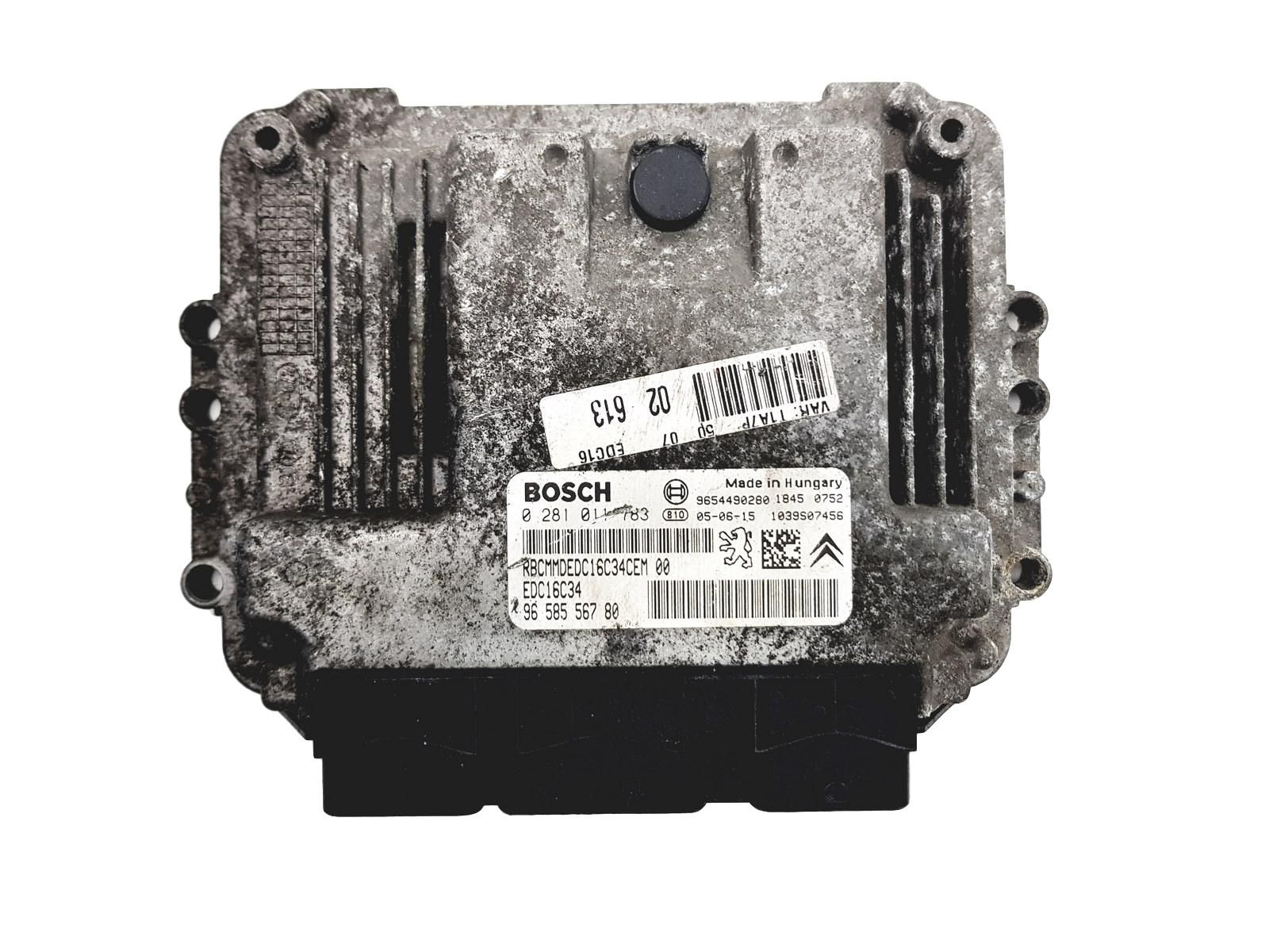 Steuergerät 0281011783 9658556780 9654490280 PSA Bosch main product photo