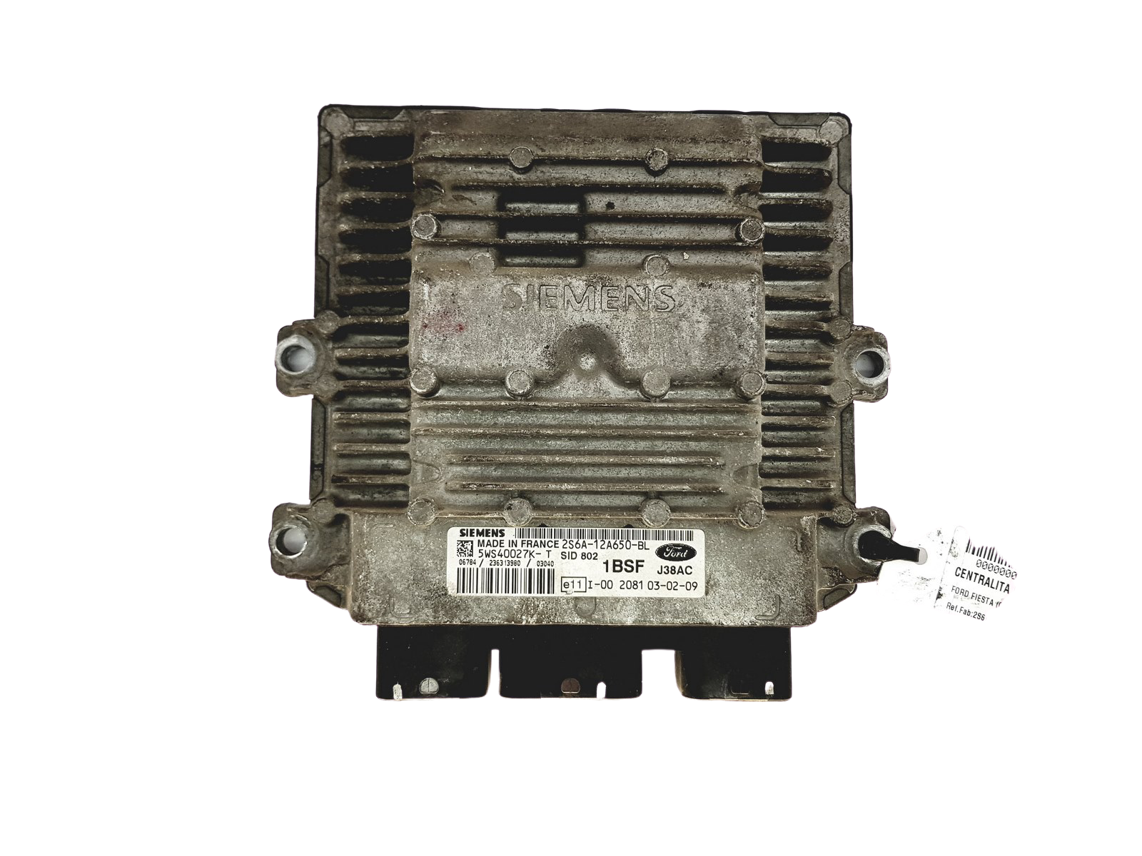 Steuergerät 2S6A-12A650-BL 5WS40027K-T SID 802 Ford Siemens 24420 main product photo