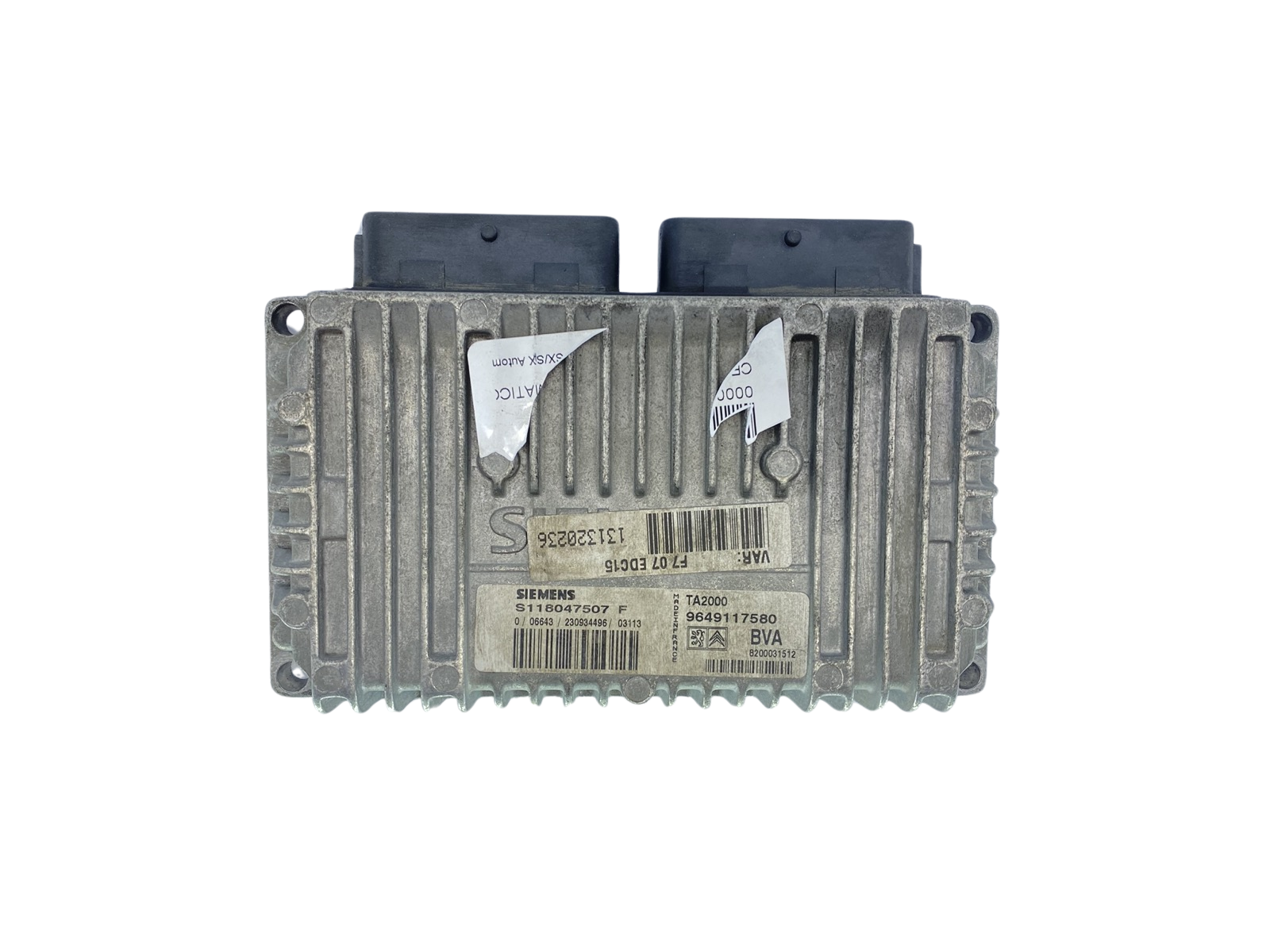 Steuergerät S118047507F 9649117580 8200031512 PSA Siemens 63187 main product photo
