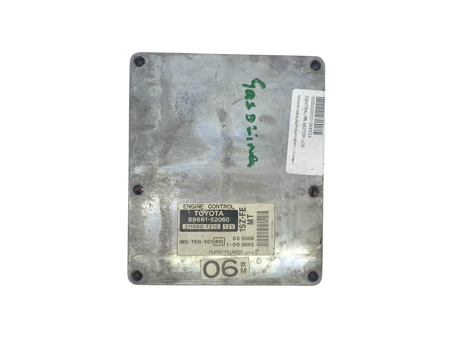 Steuergerät Toyota 89661-52060 211000-7210 1SZ-FE Fujitsu 60538 main product photo