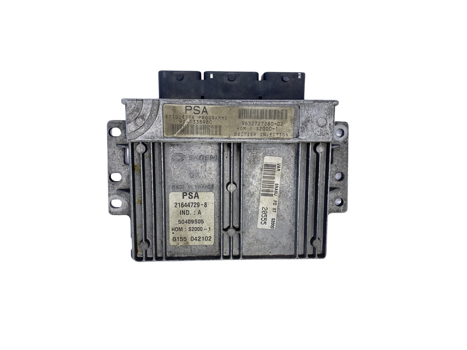 Steuergerät 9641338980 9632727280-02 21644729-8 PSA Sagem 61034 main product photo