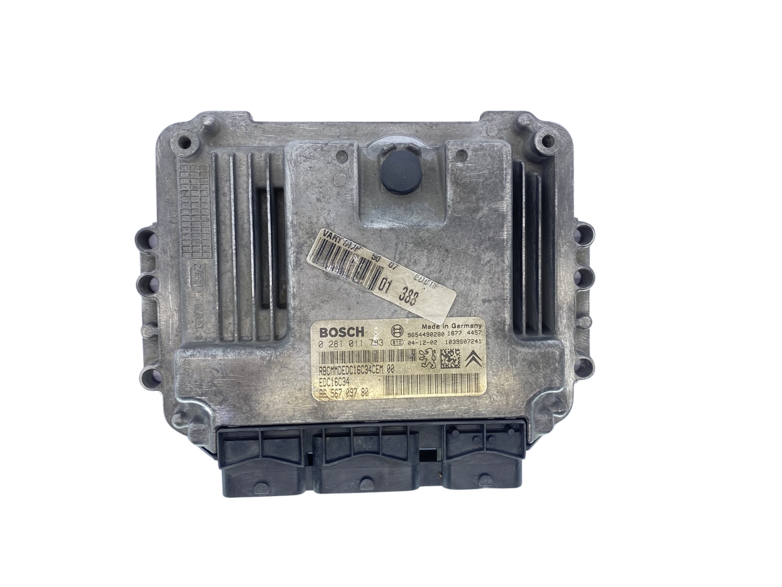 Steuergerät 0281011783 9656709780 9654490280 PSA Bosch 63462 main product photo