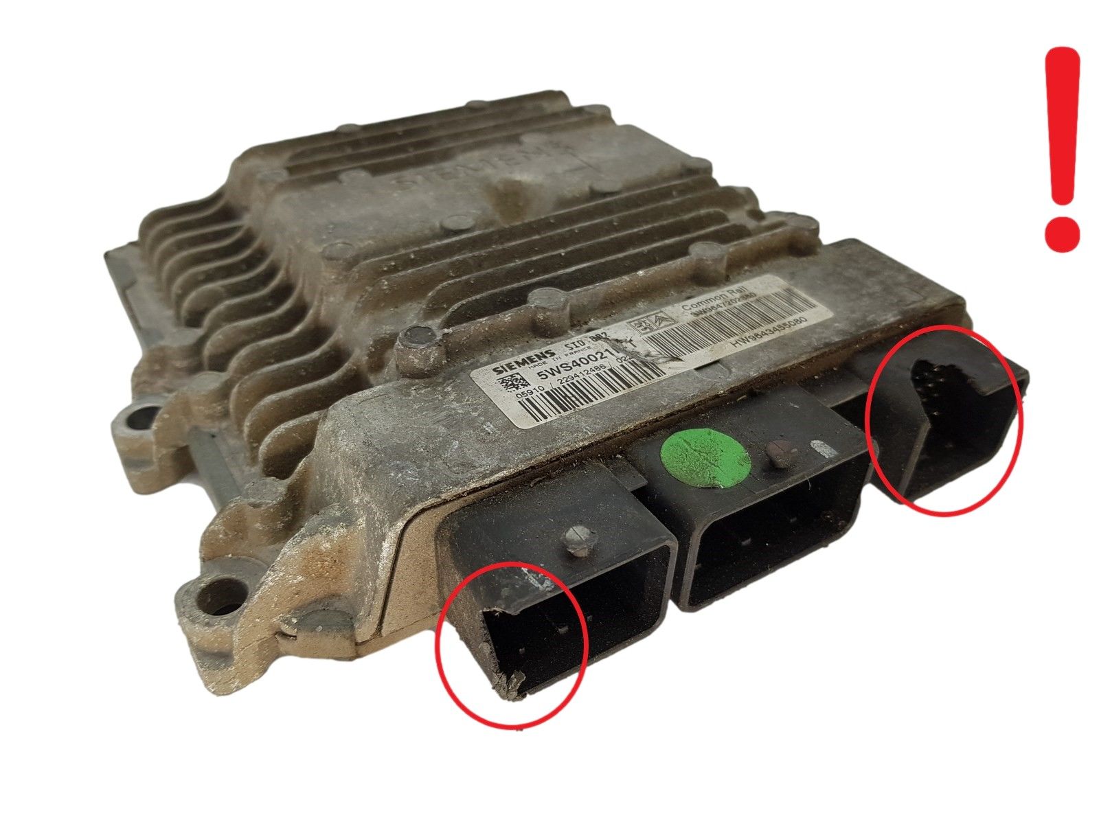 Steuergerät 9647202380 9643455080 5WS40021F-T PSA Siemens 15657 main product photo