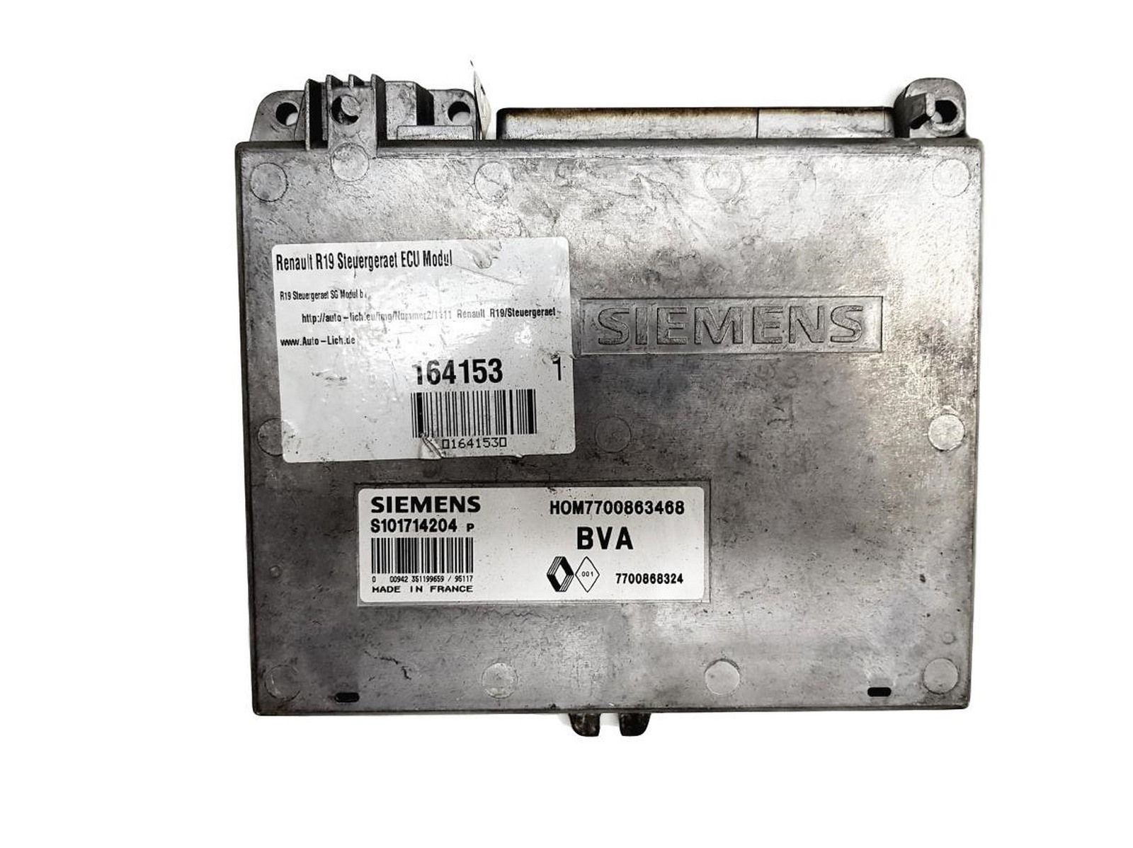 Steuergerät S101714204P 7700863468 7700868324 Renault Siemens main product photo