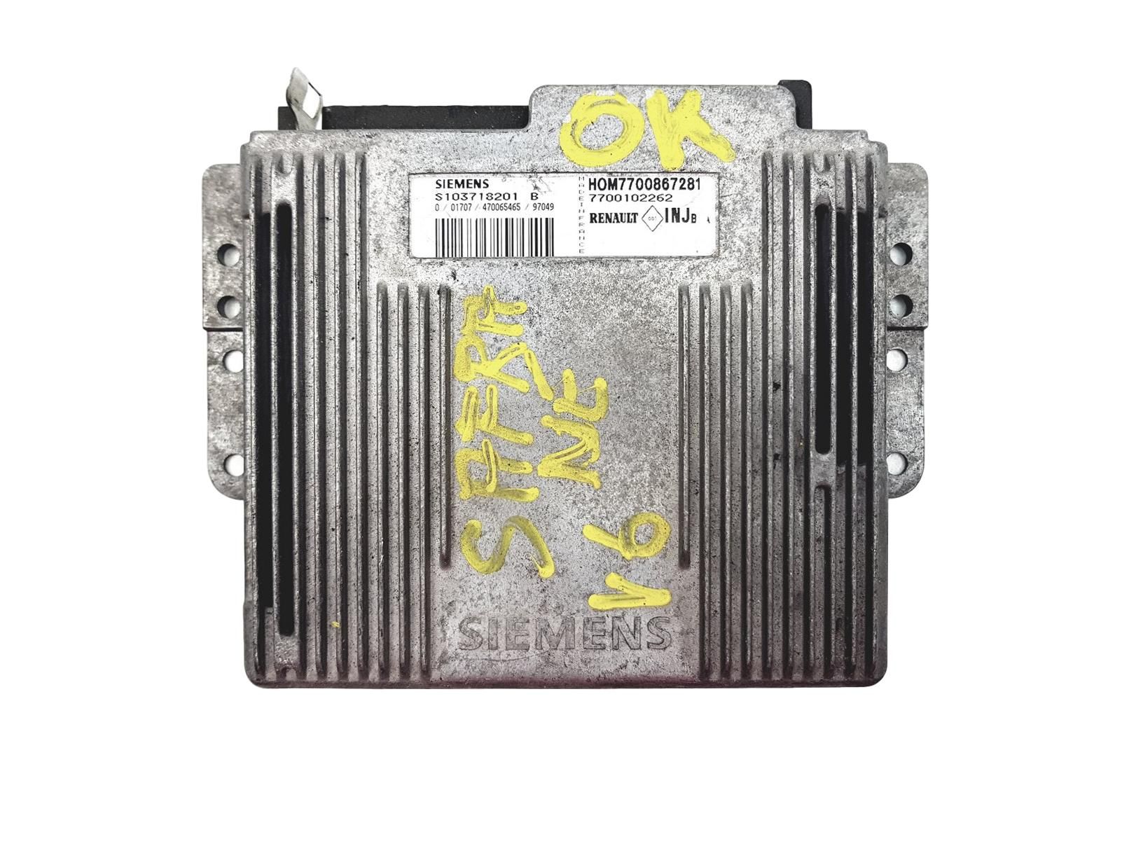 Steuergerät 7700102262 7700867281 S103718201B Renault Siemens main product photo