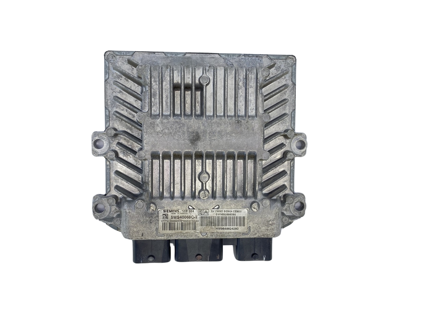 Steuergerät 9652888580 9648624280 5WS40068C-T SID804 PSA Siemens 61030 main product photo
