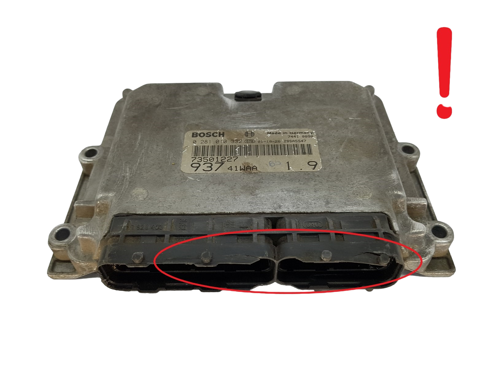 Steuergerät 73501227 0281010332 93741WAA Alfa Romeo Bosch 16767 main product photo