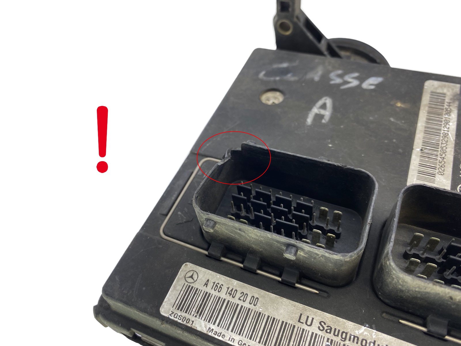 Steuergerät A1661402000 A0265450532 412.250/002/003 Mercedes VDO 51299 main product photo