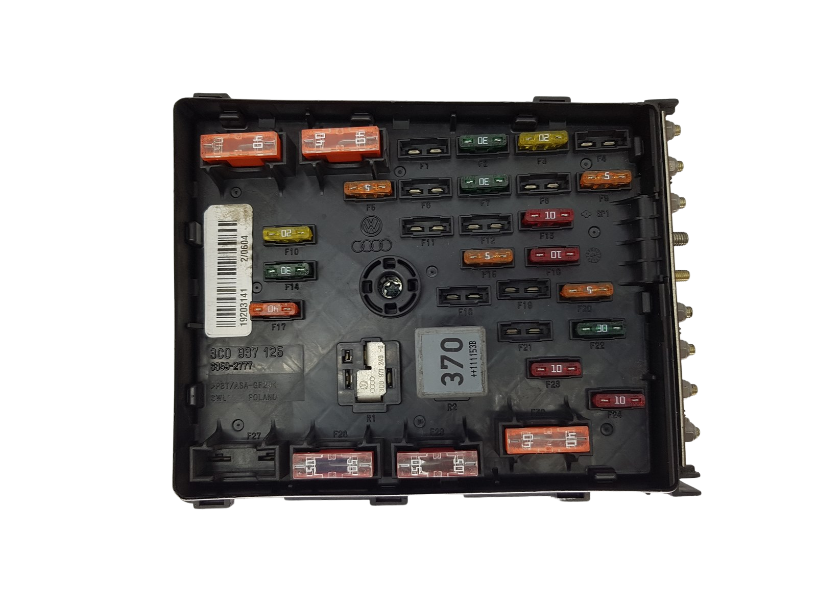 Sicherungskasten Relaiskasten 3C0937125 6359-2777 VW SEAT Audi 19501 main product photo