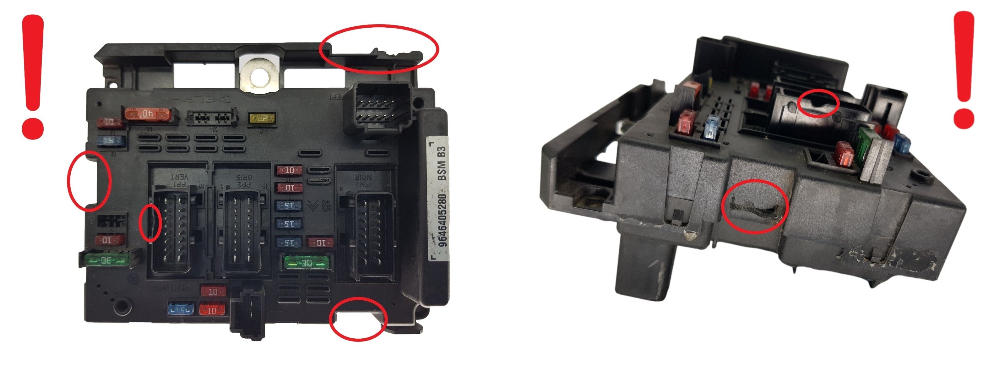 Steuergerät BSM B3 9646405280 PSA Delphi 1737 main product photo