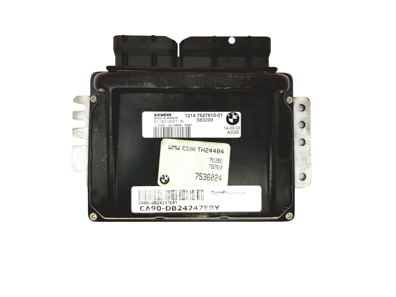 Steuergerät Mini 1214 7527610-01 S118012001N Siemens 24247 main product photo