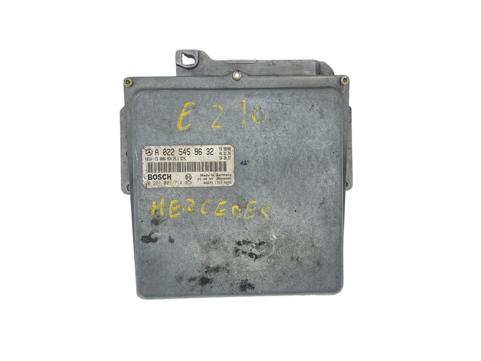 Steuergerät A0225459632 0281001714 Mercedes Bosch 54823 main product photo