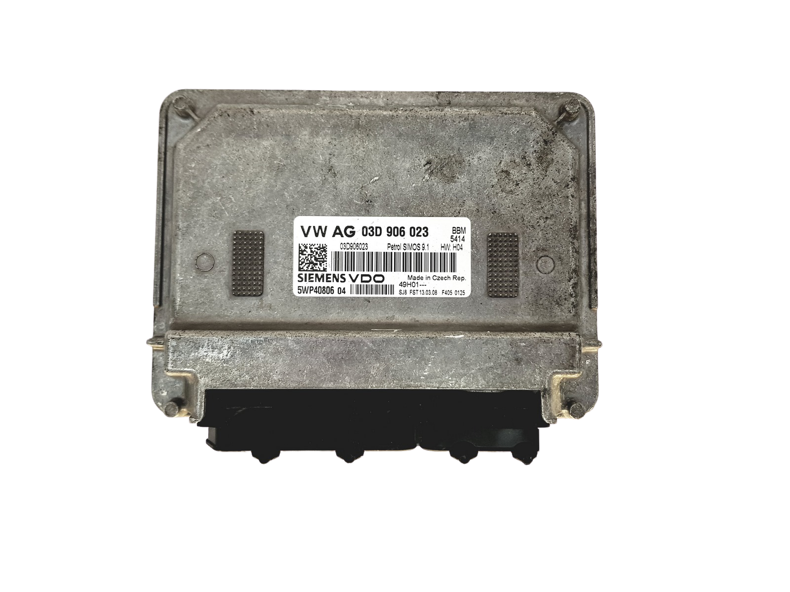 Steuergerät 03D906023 5WP40806 04 VW SEAT SKODA Siemens 28769 main product photo