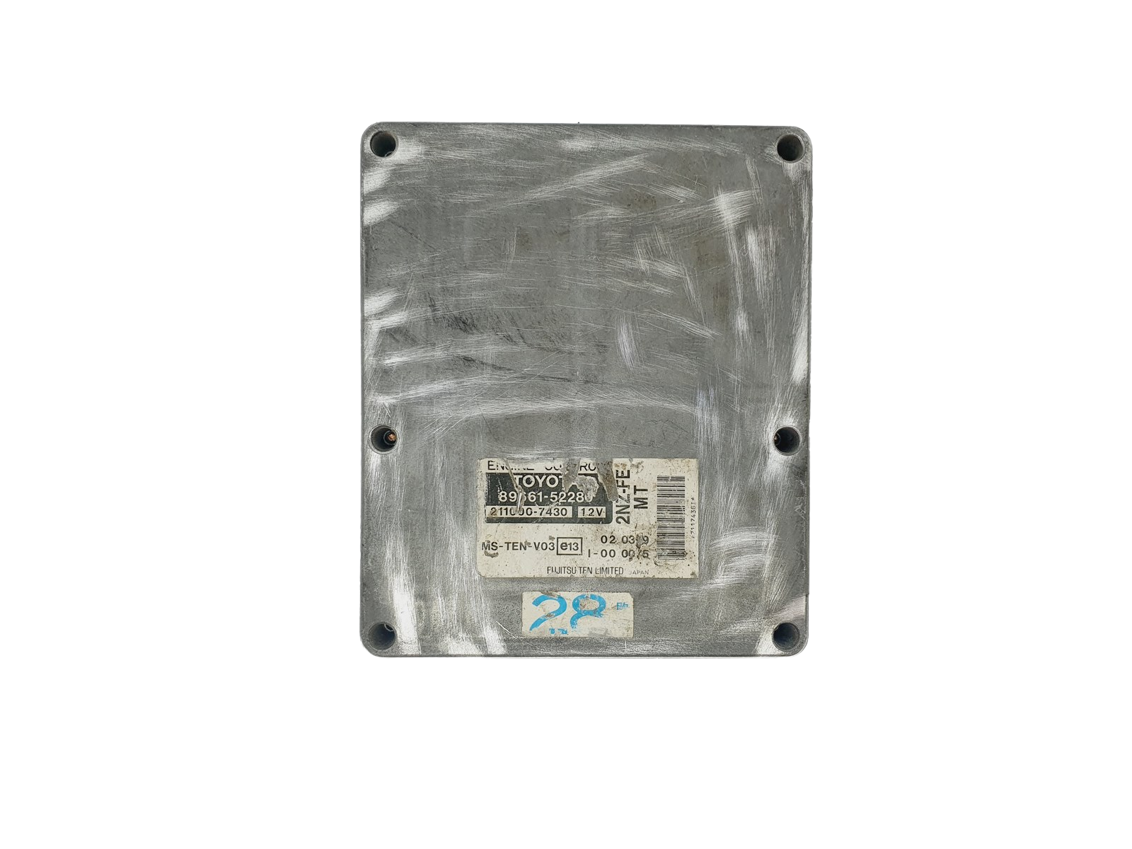 Steuergerät 89661-52280 211000-7430 2NZ-FE Toyota Denso 47247 main product photo