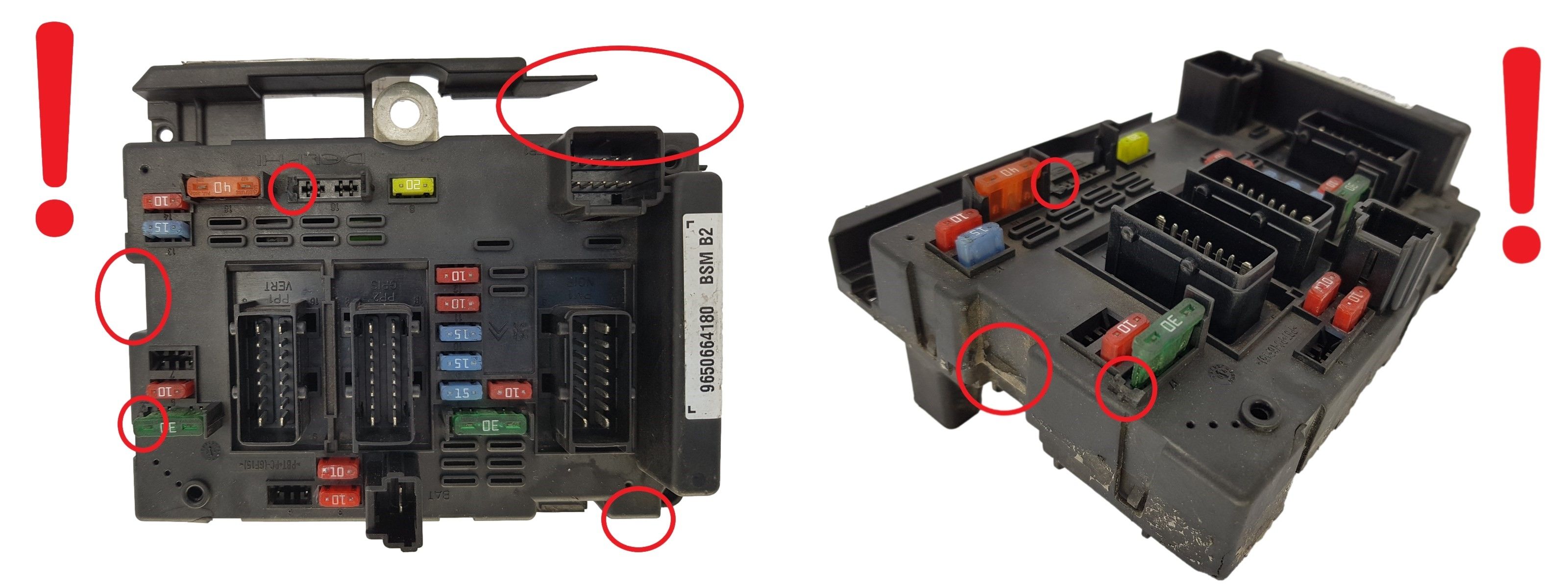 Steuergerät BSM B2 9650664180 PSA Delphi 1649 main product photo